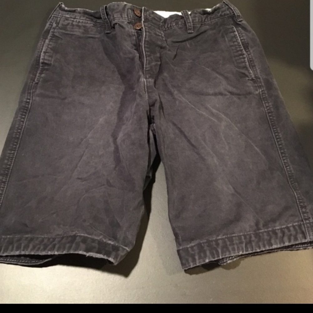 ABERCROMBIE MENS SHORTS NAVY BLUE